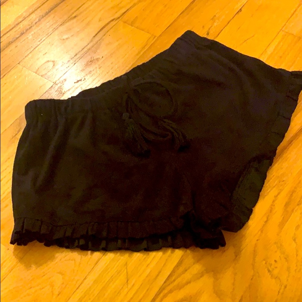 Suede Shorts